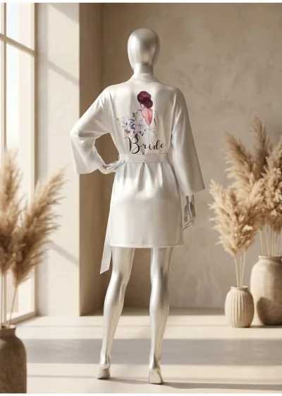 Bride Bliss Satin Robe