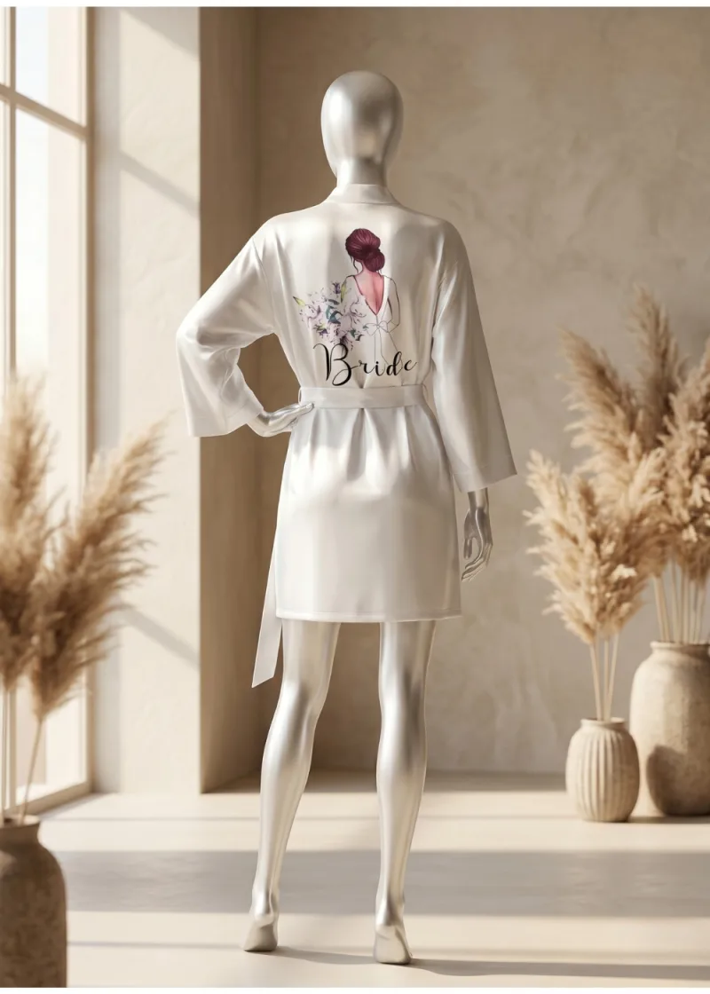 Bride Bliss Satin Robe