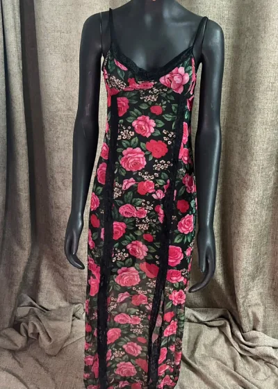 Midnight Rose Lace Gown